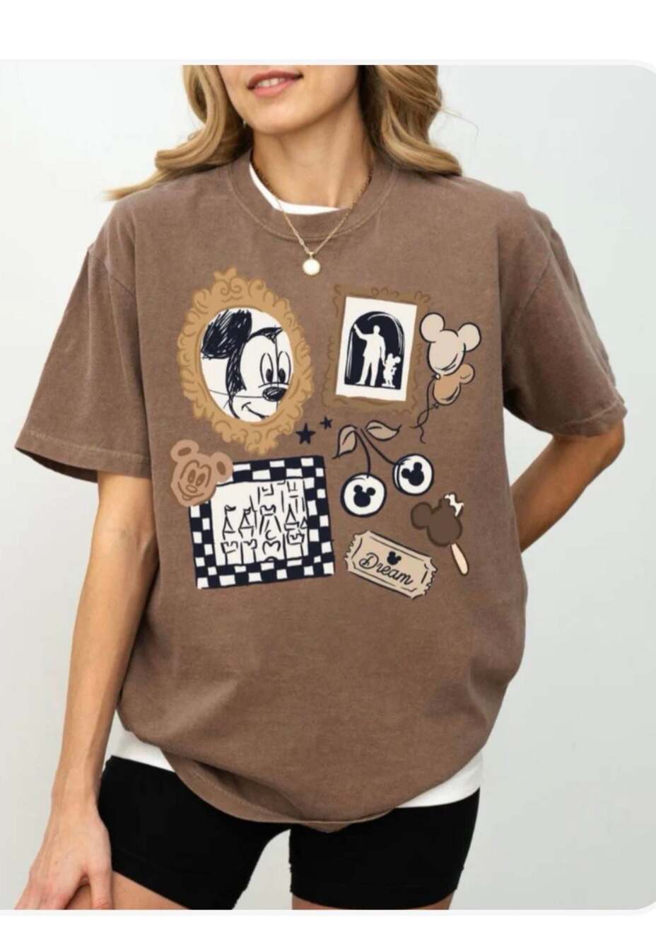 Comfort Colors Disney Mickey Mouse Aesthetic Graphic Print T-Shirt